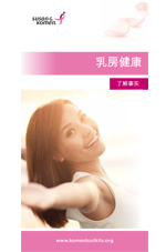 Breast Health Learn the Facts Brochure in Chinese