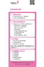 Breast Self-Awareness Messages Card in Chinese